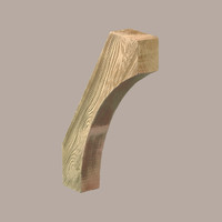 BKT12X24X3S - 12X24X3-3/8 Wood Grain Bracket