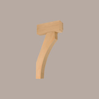BKT16X32X4S - 16X32X4 Wood Grain Bracket