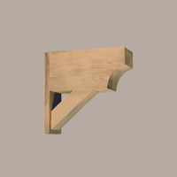 BKT21X20X6S - 21-1/2X20X5-1/2 Wood Grain Bracket