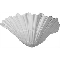 11 3/8"W x 7 1/8"D x 6 5/8"H Shell Wall Sconce
