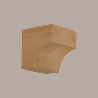 BKT5X5X3S - 5-1/2X5-1/2X3-1/2 Wood Grain Bracket