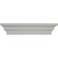 22 3/4"W x 16 1/4"P x 4 5/8"H Dentil Corner Shelf