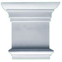 8 1/4"W x 7 7/8"H Traditional Capital (Fits Pilasters up to 5 3/8"W x 3/4"D)