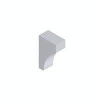 BKT7X12X4 - 7-1/4X12X4 Smooth Bracket