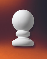 B3X5____FINIAL BALL 5-1/4X3-1/4X3-1/4