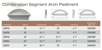 CSAP65BT____ SGMT ARCH 65X29-3/8X4-1/2