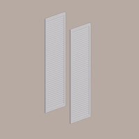 Fypon shutter___LVSH16X72FNB____ 16X72X1