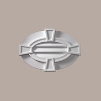 OVL28X35K215V____LOUVER DECO OVAL VRTCL W/ DC TRIM 37-1/2X30X3