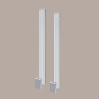 PIL5X108____PILASTER FLUTED ADJ PLTH 108X5-1/4X1-5/8