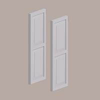 Fypon shutter___SH16X65DP____SHUTTER RAISED PANEL DOUBLE 16X65X1-1/4