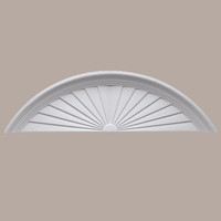 SP98____PEDIMENT SUNBURST 98-1/4X23-3/4X4-3/8
