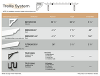 TRLS18989____TRELLIS HARDWARE KIT 16-18 FT