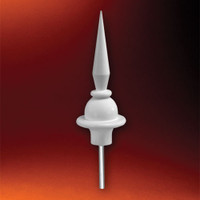 S3X19____FYPON ROOF SPIRE 7" X 18-3/4 " high X 7" diameter FINISH