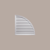 QRLV24____QUARTER  LOUVER DECO 24X24X2 - Right