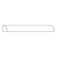 BS126RO_1/2 X 3/4 Base Shoe Red Oak