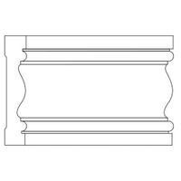CA323POP_3/4 X 4 Case Poplar