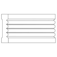 CA326RO_3/4 X 3 1/4 Casing Oak