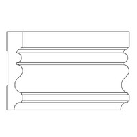 CA397MDF_13/16 X 4 Case MDF 16' Primed