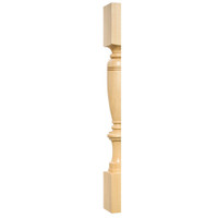 CC6331HMA_3 3/4" Carved Dromborg Column Half Maple 1ea