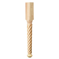 CLM6204CH_35.25" Rope English Estate Column Cherry
