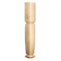 CLM6203MA_5" Dia Square Eng Estate Column Maple 1ea