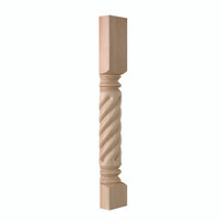 CLM6209HCH_5" Dia Rope Classic Column Half Cherry 1ea