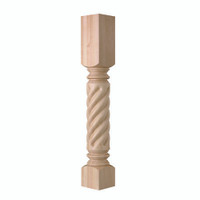 CLM6209MA_5" Dia Rope Classic Column Maple 1ea