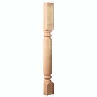 CLM6214HMA_35.25" Plain Classic Half Column Maple
