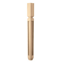 CLM7012MA_3" Sq Mission Column Maple