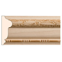 CR64POP_1 1/16 X 3 Chair Rail Poplar