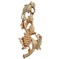 CRV5038LCH_6" Grapevine Medallion, Left, Cherry 1ea