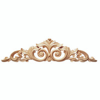 CRV5047CH_20" Acanthus Ctr w/ Scrolls 1cd 20bx Cherry