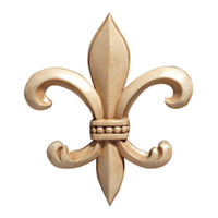 CRV5185LW_4 1/8" Med Fleur De Lis Lindenwood 4cd 20bx