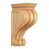 CRV5256MA_12" Lg Classic Bracket Maple 1ea