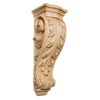 CRV5260MA_34" Grand Acanthus Corbel Maple 1ea 2ctn