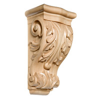 CRV5266MA_9 1/2" Med Acanthus Corbel Maple 1ea 4bx