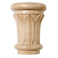 CRV5510MA_2 3/8" Sm Papyrus Lvs Capitol 2bg 20bx Maple