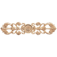 CRV5051LW_12" Sm Rosette/scrolls Lindenwood 1cd 20bx
