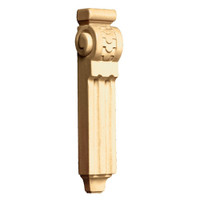 CRV5610MA_1" Sm Imbricated Corbel 4cd 10bx Maple