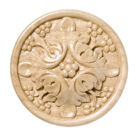 CRV5620CH_2 3/4" Acanthus Rosette 2cd 20bx Cherry