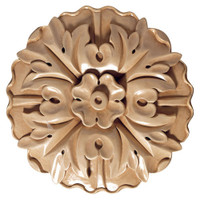 CRV5166LW_7" X-lg Round Rosette Lindenwood 1cd 20bx