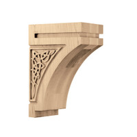 CRV7020CH_9 1/2" Medium Gaelic Corbel Cherry