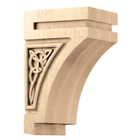 CRV7024WA_6 5/8" Small Gaelic Corbel Walnut