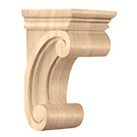 CRV7034RO_4" Small Madeline Corbel Red Oak