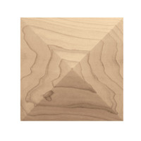 CRV7054CH_6" Sq Square Pinnacle Tile Cherry