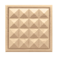CRV7058WA_6" Sq Large Apex Tile Walnut