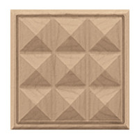 CRV7060MA_3" Sq Small Apex Tile Maple