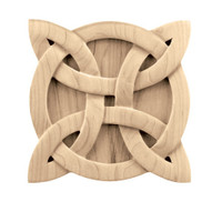 CRV7062WO_5 3/4" Sq. Large Gaelic Tile White Oak