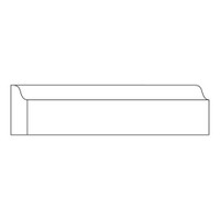 DS100RO_1/2 X 1 1/2 Door Stop Red Oak