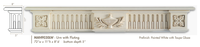 MAN9030LW_8" x 11" x 72" Mantel